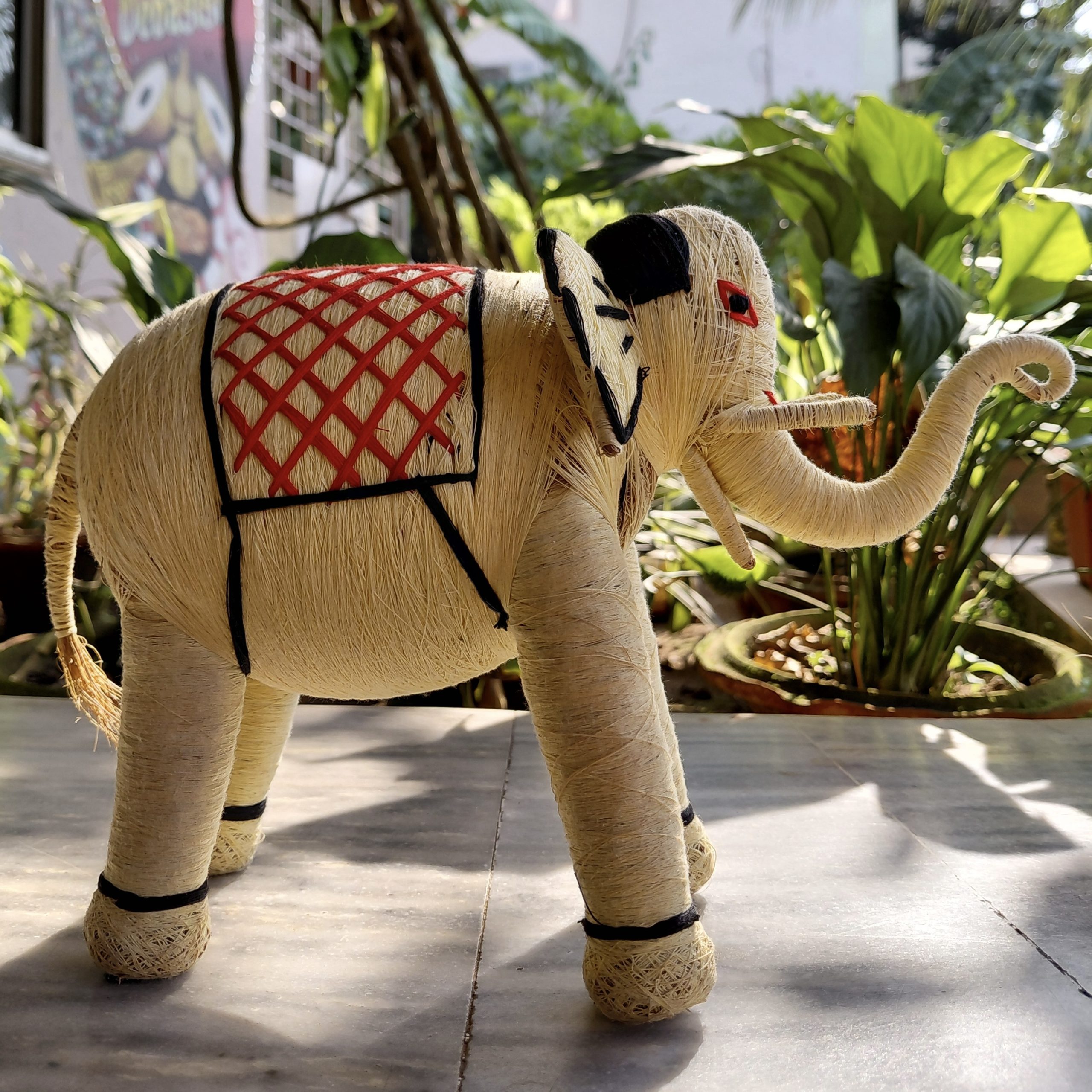 Handcrafted Coir Elephant
