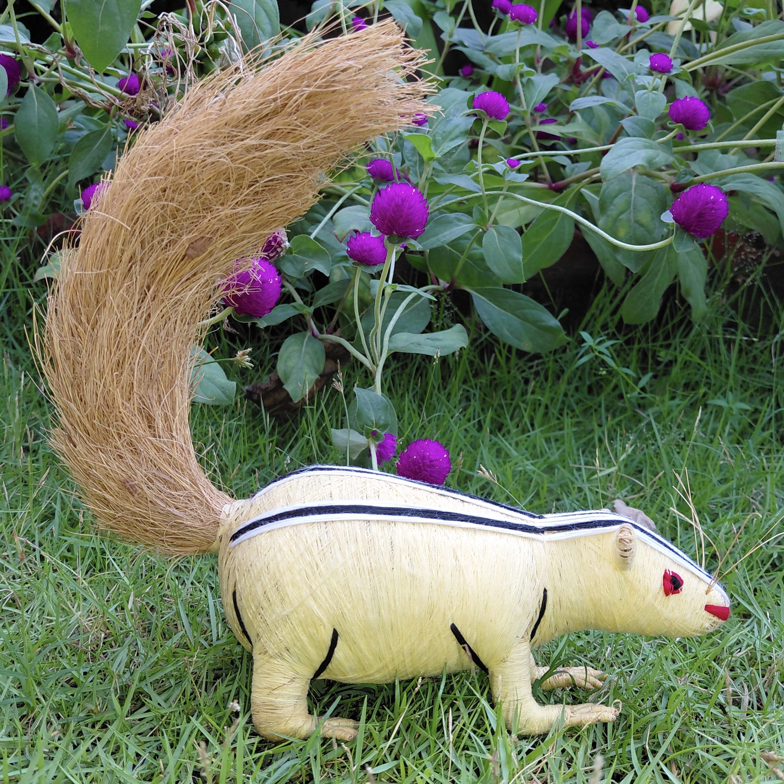 Handcrafted Coir Squirrel