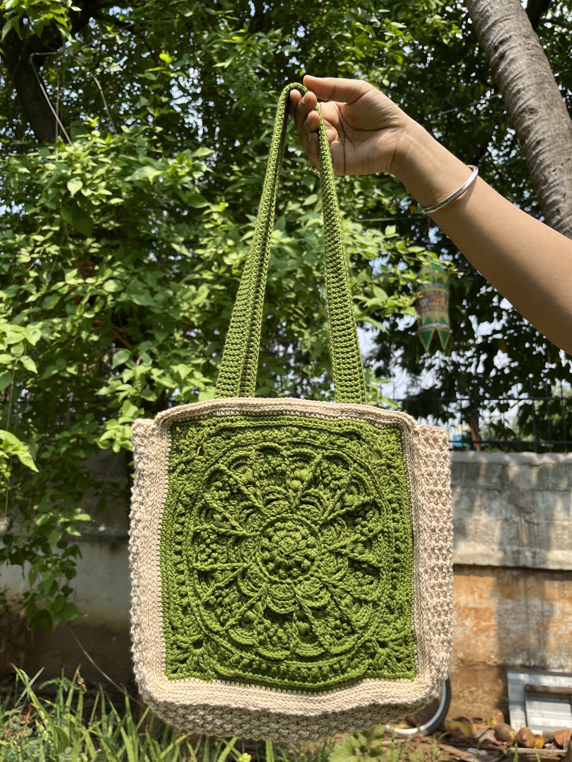 Crochet Konark Chakra Bag